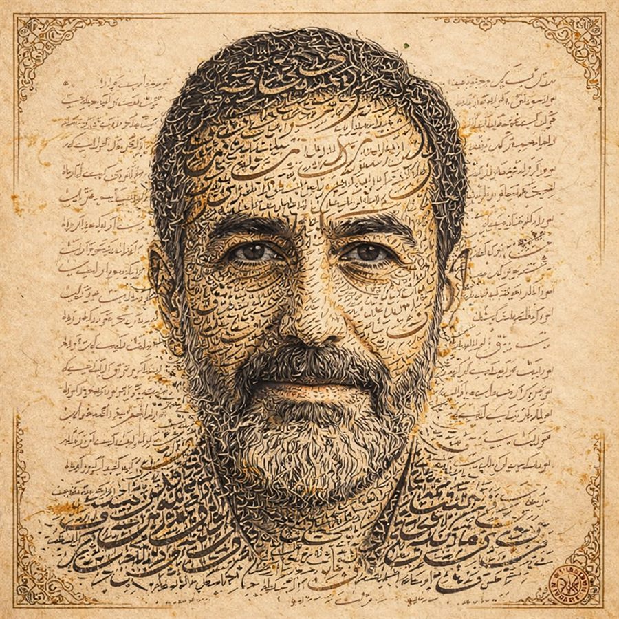 نمونه‌ی خوشنویسی ایرانی