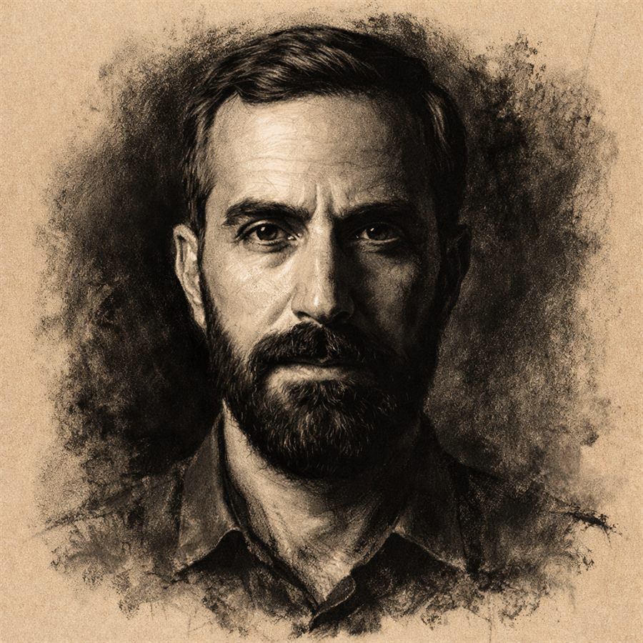 نمونه‌ی طراحی زغالی