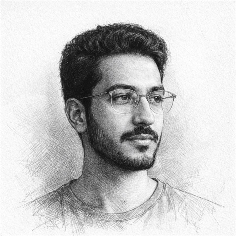 نمونه‌ی طراحی مدادی