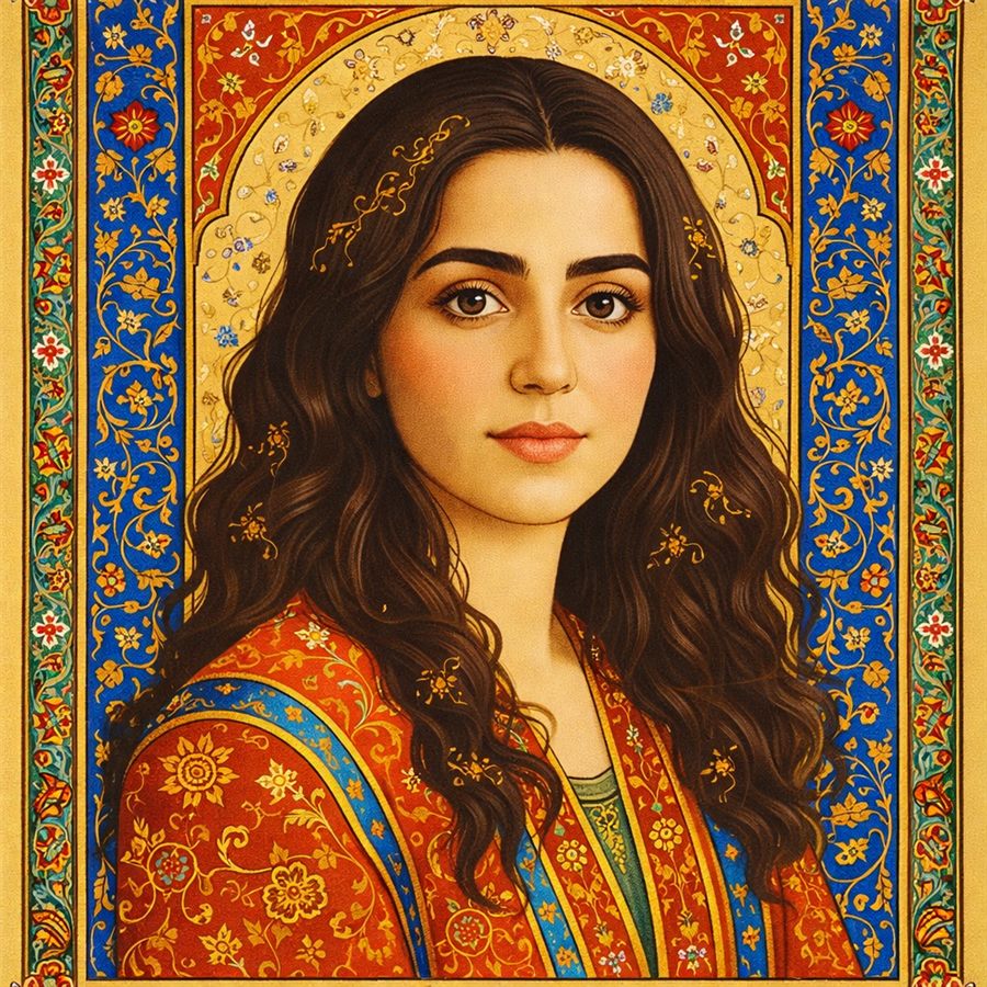 نمونه‌ی فیلتر نگارگری ایرانی سیما